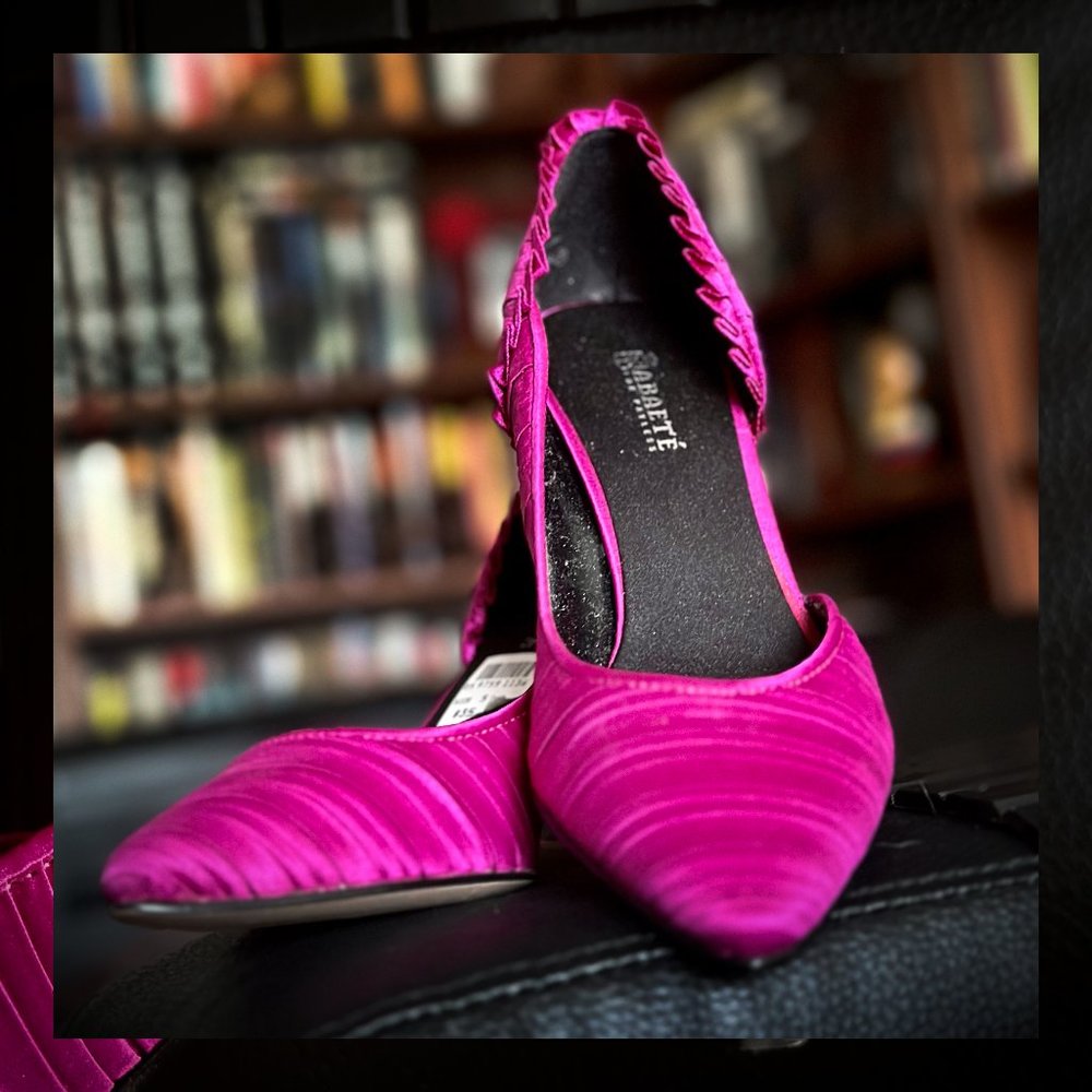 Pink & Gold Heels
